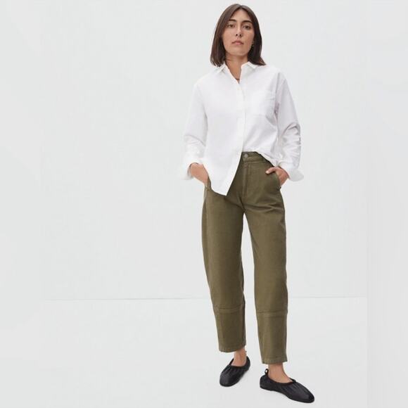 Everlane Pants - Everlane The Utility Barrel Pant Size 6